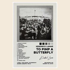 Kendrick Posters To Pimp A Butterfly Album Cover Posters_ 166